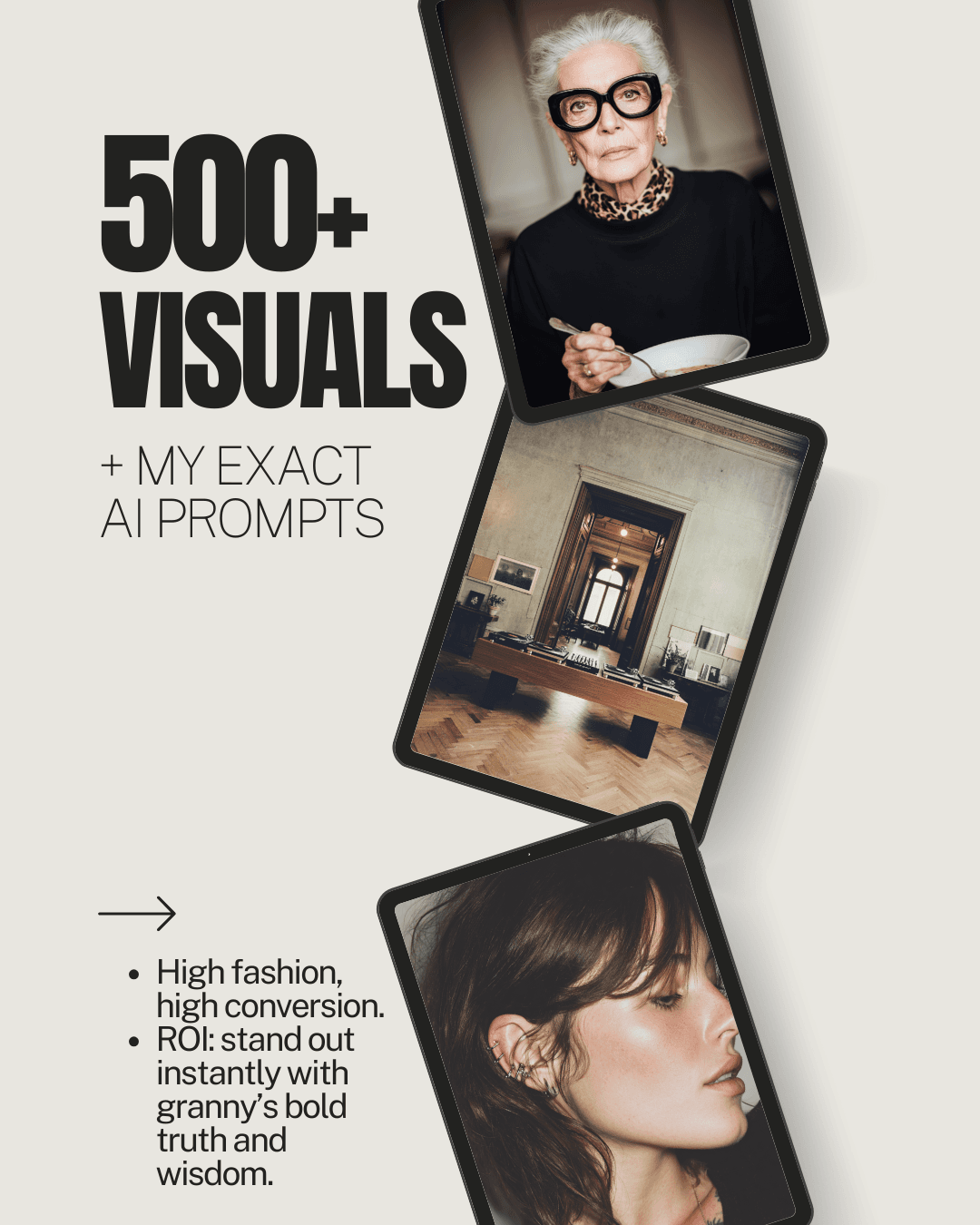 MY EXACT 10 AI PROMPTS + 500+ VOGUE WORTHY VISUALS